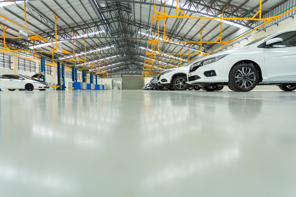 Automotive Shop Floor Coatings